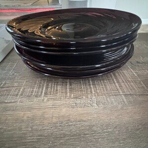 Vintage Avalos glass plates (amethyst)